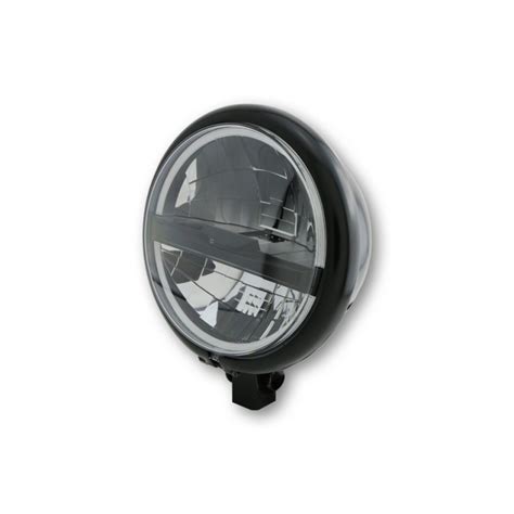 Faro Moto Anteriore Bates Style Led Type Highsider Nero