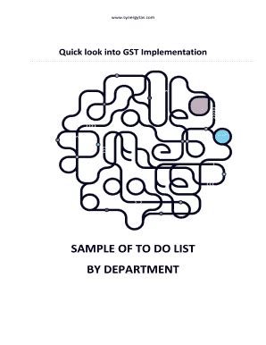 Fillable Online Quick Look Into Gst Implementation Fax Email Print