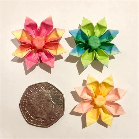 Origami Wall Art, Origami Flowers, Valentine's Day Gift, Unique Gift ...