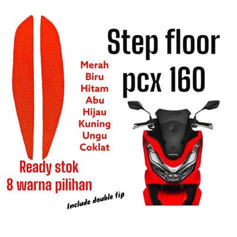 Jual Step Floor Pijakan Kaki Pcx Pcx Karpet Mie Include Double