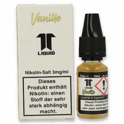 Nikotinsalz Liquid ELF Liquid Vanille 3mg Online Kaufen