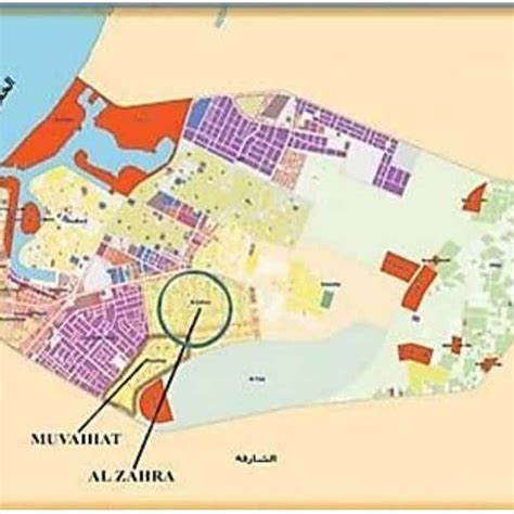 a): Location of Ajman b): Ajman City Map (Source www.google.ae, 2018) | Download Scientific Diagram