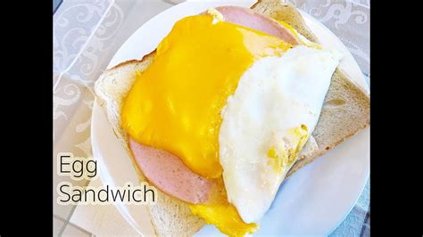 How To Make Easy Egg Sandwich Breakfast Recipe Youtube