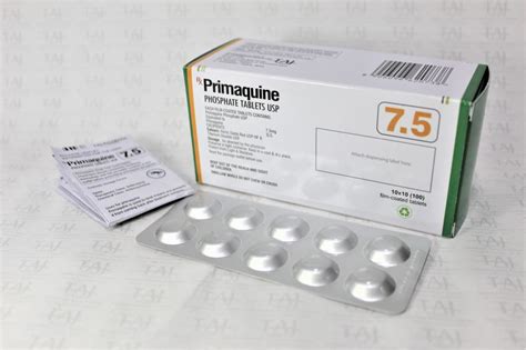 Primaquine Phosphate Tablet Mg Manufacture India Supplier