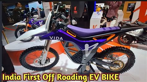 Hero Off Roading Bike Vida Dirt Bike India First Electric Off Roading