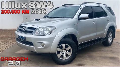 Impressionante Toyota Hilux Sw Em Estado De Km Garagem