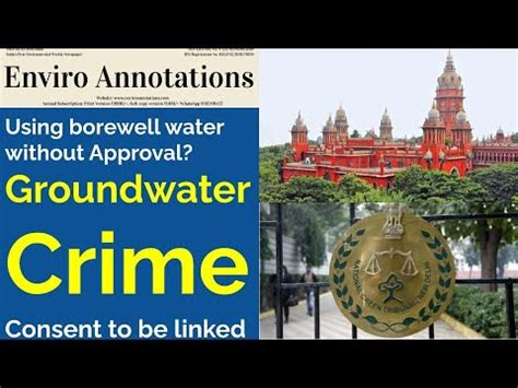 Cgwa Noc Groundwater Extraction Without Approval A Criminal Act