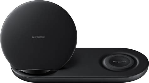 Samsung Wireless Charger Duo Fast Charge Stand Pad Black Amazon