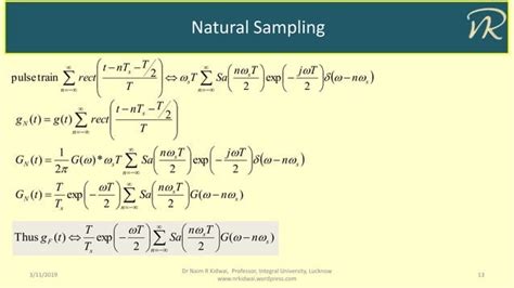 Sampling Theorem