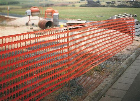 Construction Site Safety Fence 50 M Orange Safetynet365