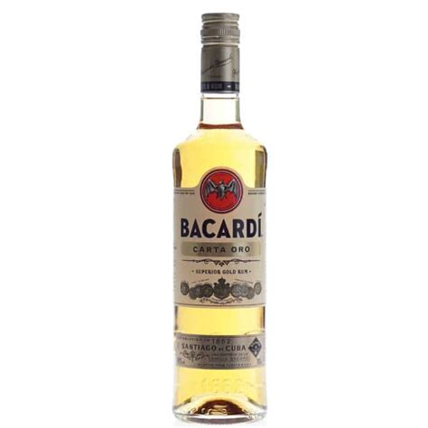 Bacardi Rum Carta Oro 70cl Slijterij Vidra