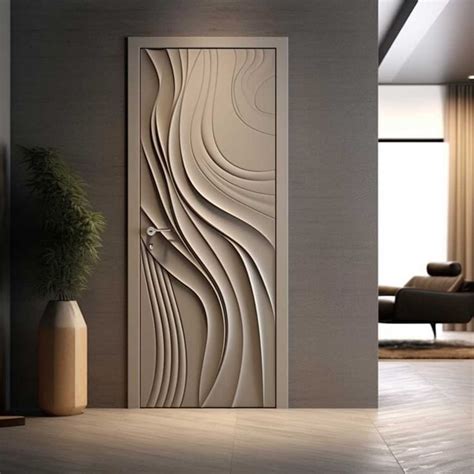 D Hdhmr Door With Deco Paint Stylish Interior Doors