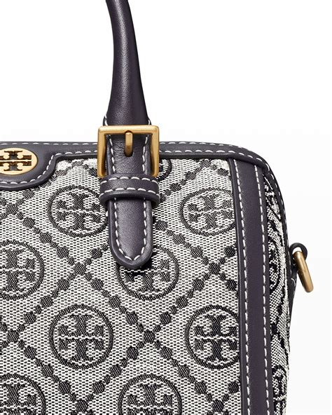 Tory Burch T Monogram Jacquard Mini Barrel Crossbody Bag Neiman Marcus