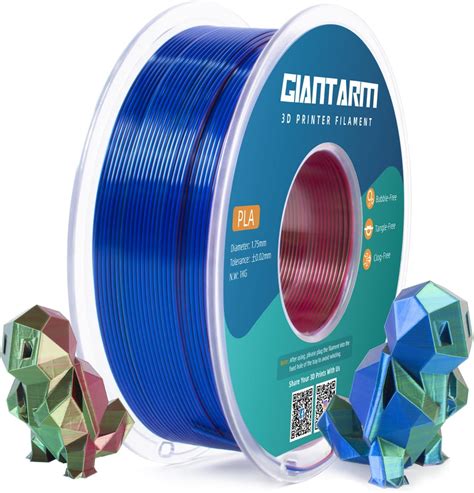 Amazon GIANTARM Tri Colors Silk Pla Filament 3D Printer Filament