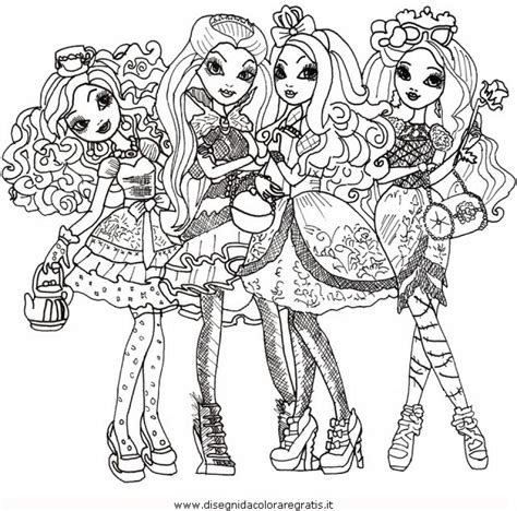 Get This Free Ever After High Coloring Pages 07599