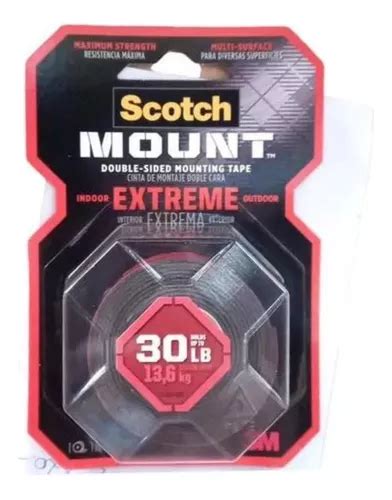 Cinta Montaje Doble Faz Marca 3m Scotch Mount Extreme