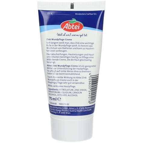 Abtei Zink Wundpflege Creme 75 Ml Shop Apotheke