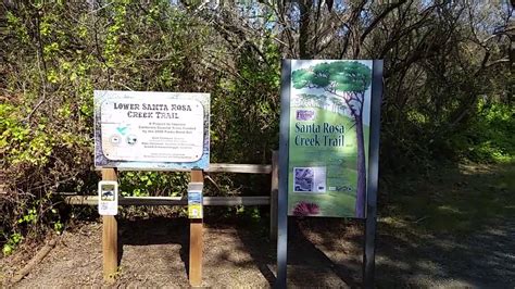 Exploring The Santa Rosa Creek Trail Stinky And Shamel Park Pretty