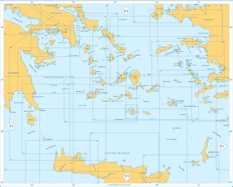 Admiralty Charts - Southern Aegean Sea F2 63