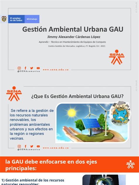 Presentación Power Point Ambiente Pdf Contaminación Residuos