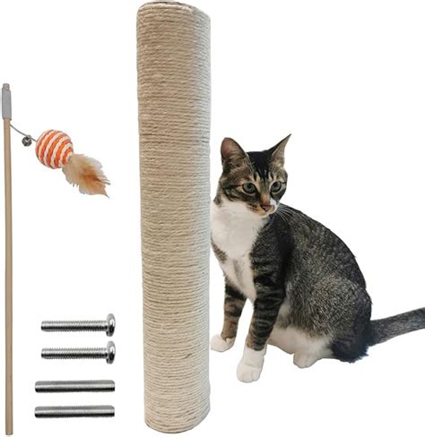 Cm Tall Natural Sisal Spare Cat Scratching Post Replacement Pole