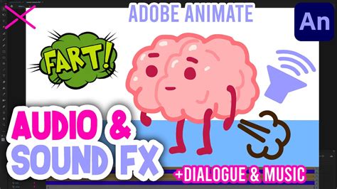 Working With Audio And Sound Fx In Adobe Animate Cc Dialogue And Music Tutorial Youtube