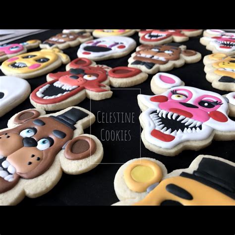 Five Nights At Freddys Cookies Cookies Sugar Cookies Decorated