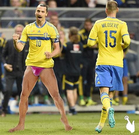 Denmark Hope To Catch Sweden Star Zlatan Ibrahimovic With His Pants