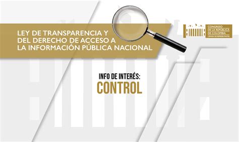 Control Ley de Transparencia y del Derecho de Acceso a la Información