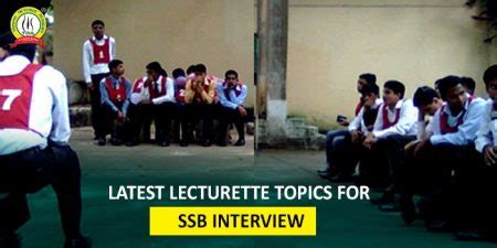 Latest Lecturette Topics For Ssb Interview Nda Ssb