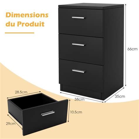 Bebeboutik Costway Table De Chevet Haut Pour Lit Ressorts Avec