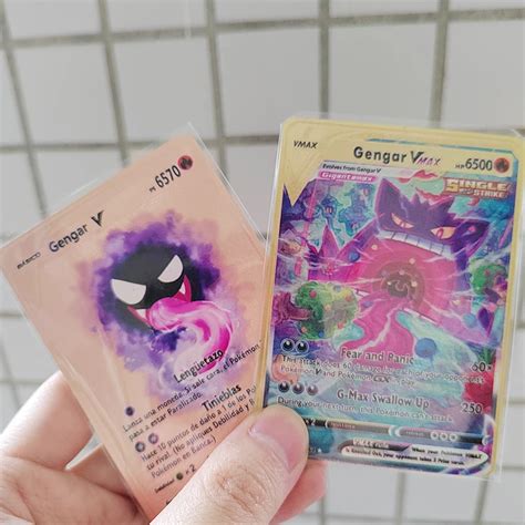 2023 Pokemon Metal Cards Letters Spanish Charizard Pikachu Gengar