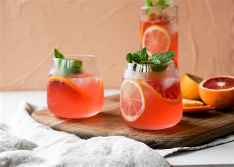 Blood Orange And Mint Lemonade — Eat Cho Food