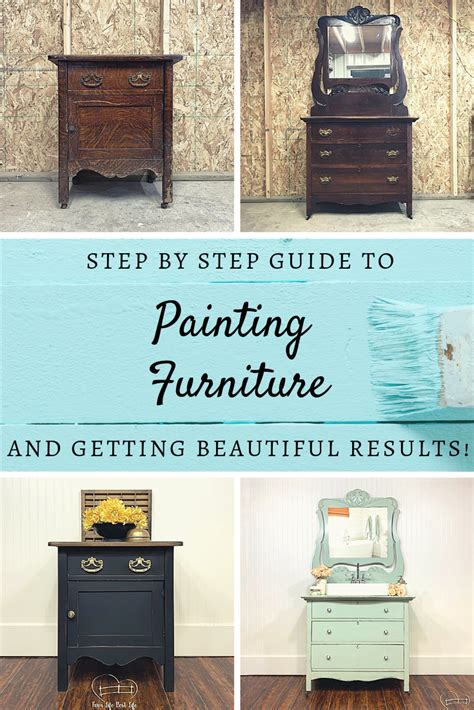 How To Paint Furniture An Instruction Guide For Beginners Refurbished Furniture Diy Diy