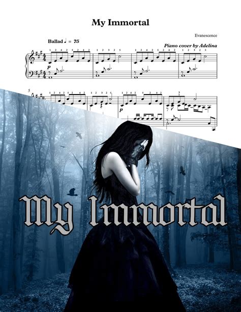 My Immortal Evanescence Piano Sheet Music