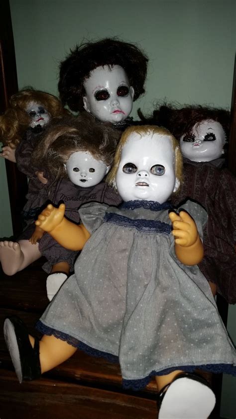 Scary Halloween dolls