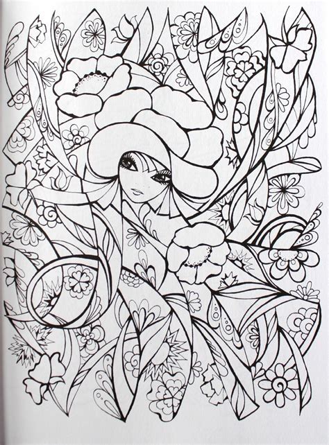 Fanciful Faces Coloring Book Creative Haven Desenhos Para Colorir