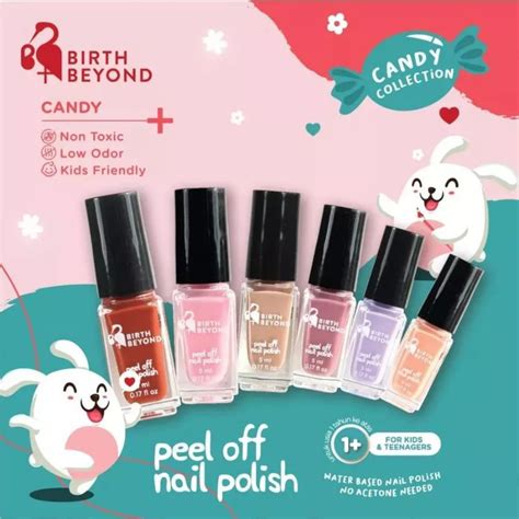 Jual Birth Beyond Peel Off Nail Polish Cand Kutek Cat Kuku Anak 5ml