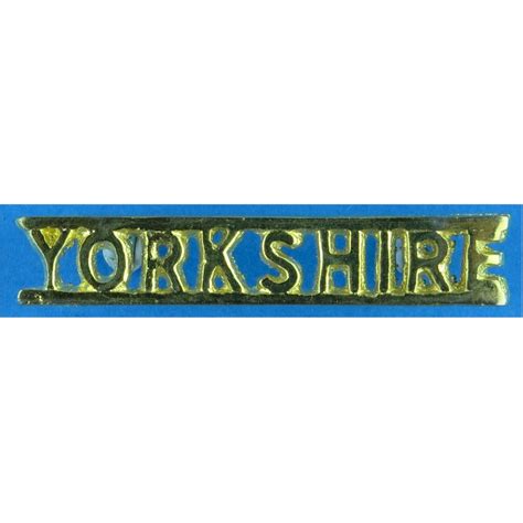 Yorkshire Yorkshire Volunteers Officers Sncos Shoulder Title