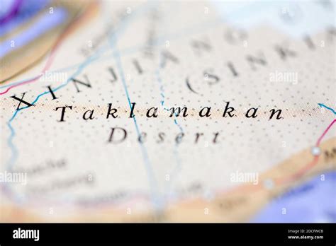 Taklamakan Desert Map Hi Res Stock Photography And Images Alamy