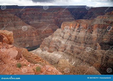 Uroczystego Jaru I Kolorado Rzeka Park Narodowy Arizona Usa Obraz