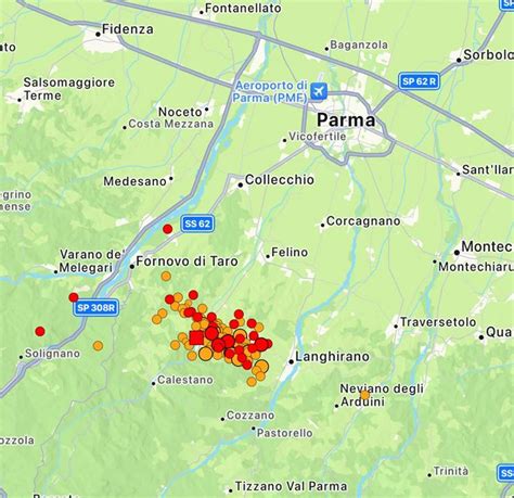 Terremoto Parma Lo Sciame Sismico Continua