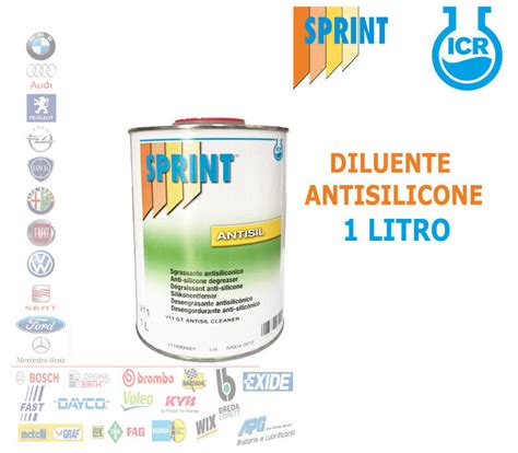 DILUENTE ANTI SILICONE ANTISILICONICO SGRASSANTE CARROZZERIA AUTO