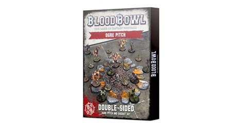 Blood Bowl Ogre Team Pitch Dugouts hřiště Sportovně založené