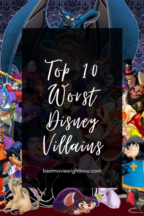 Top 10 Worst Disney Villains - Best Movies Right Now