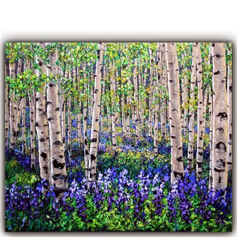 Aspen Paintings By Contemporary Aspen Artist Jennifer Vranes Birch