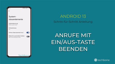 Anrufe Mit Ein Aus Taste Beenden Android Youtube