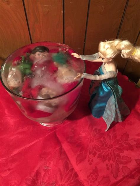 Elf On The Shelf Ideas Elsa Frozen Elves Frozen In Ice Elsa Frozen