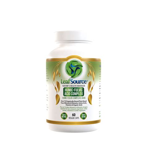 Buy Leafsource Humic Fulvic Acid Complex 60 Veg Capsules