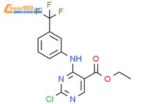 Ethyl 2 Chloro 4 3 Trifluoromethyl Phenylamino Pyrimidine 5